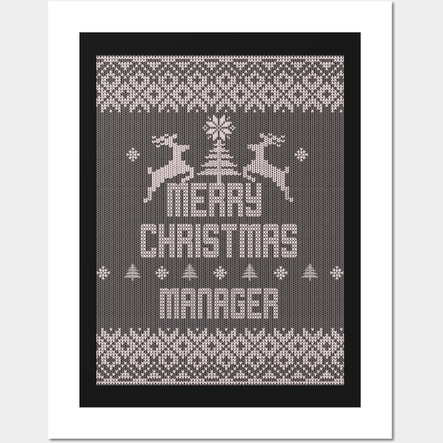 Merry Christmas MANAGER Wall Art by ramiroxavier